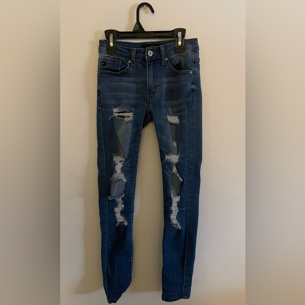 KanCan Distressed Blue Jeans